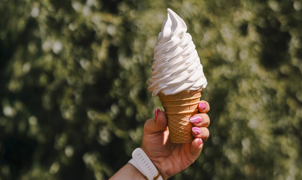 all the equipment for an ice cream parlour