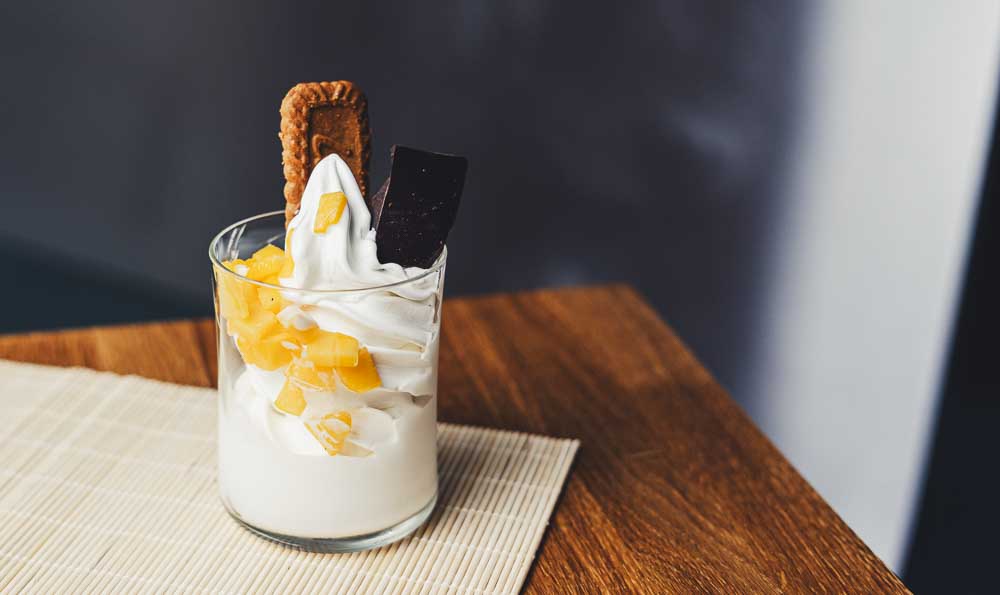 ice cream as premium desserts