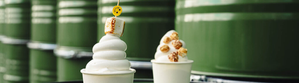 The most popular soft-serve shapes – types of ice cream made in a machine