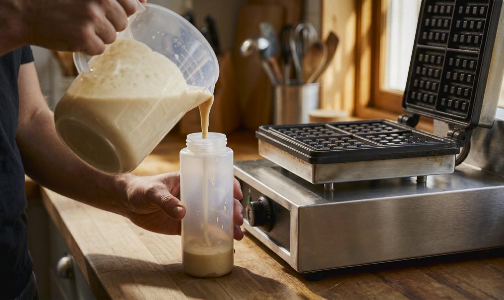 Professional Waffle Preparation